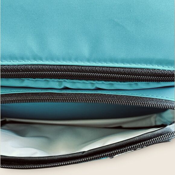 Arctic Zone Soft Shell Insulated Bag Travel Lunch Cooler Teal Strap Net Pocket - Picture 5 of 9